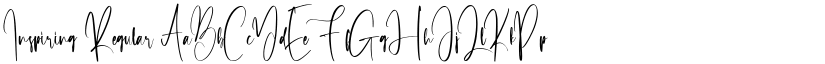 Inspiring Regular font