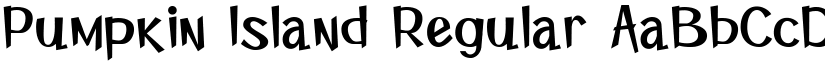 Pumpkin Island Regular font
