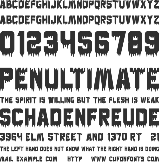 Pumpkin Smile - Personal Use font preview
