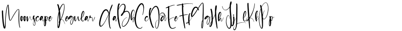 Moonscape Regular font