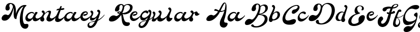 Mantaey Regular font