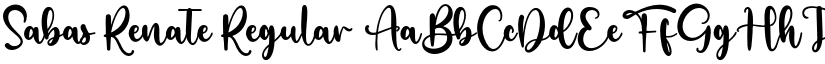 Sabas Renate font download
