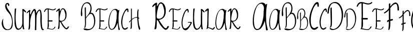 Sumer Beach Regular font
