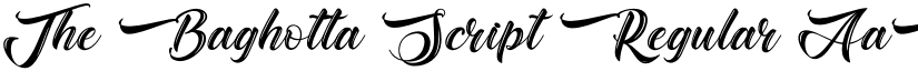 The Baghotta Script font download