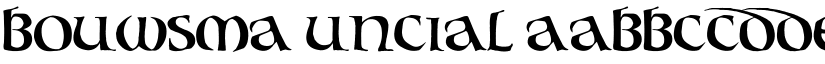 Bouwsma Uncial font