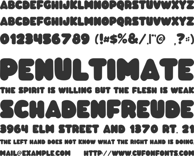 Tropical Love font preview