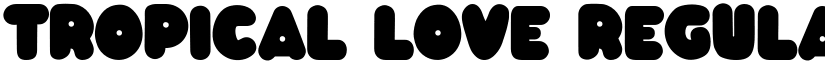 Tropical Love Regular font