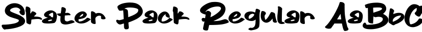 Skater Pack Regular font