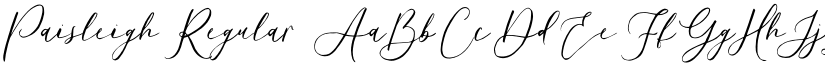 Paisleigh Regular font