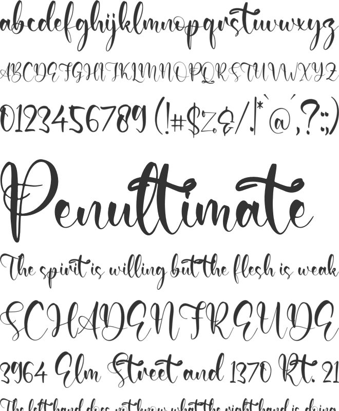 Helmyani font preview