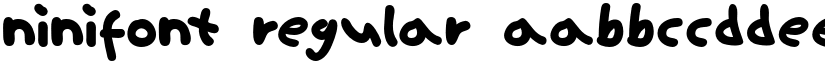 ninifont regular font