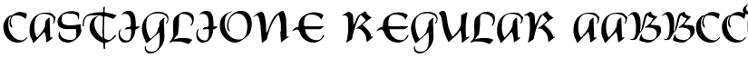 Castiglione font download