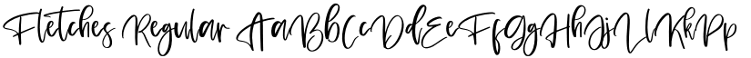 Fletches Regular font