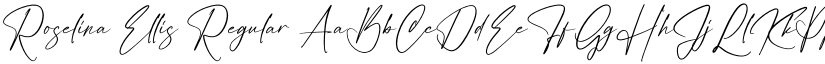 Roselina Ellis Regular font