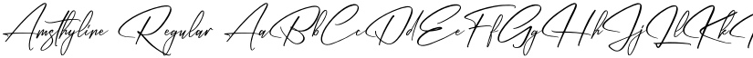 Amsthyline Regular font