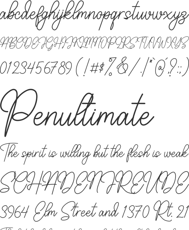 Oluwatobiloba font preview