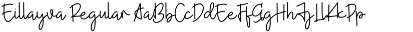 Eillayva font download
