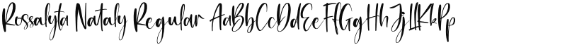 Rossalyta Nataly font download