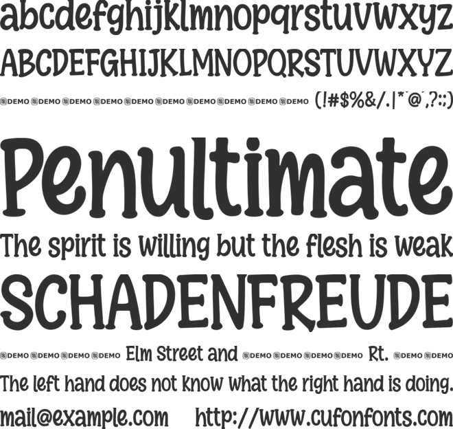 Rickety Stairs font preview