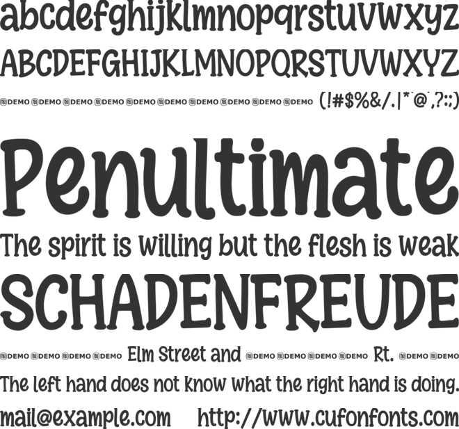 Rickety Stairs font preview