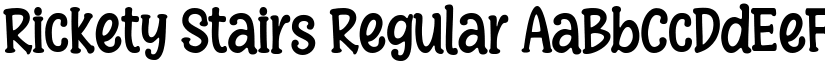 Rickety Stairs Regular font