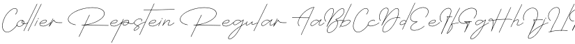 Collier Repstein Regular font