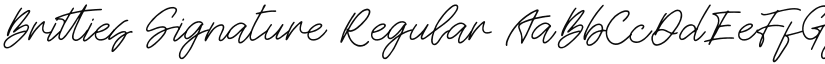 Britties Signature font download
