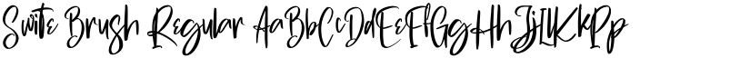 Swite Brush Regular font