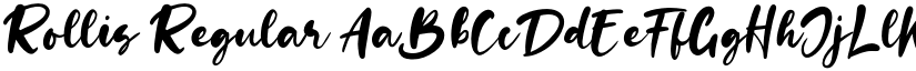 Rollis Regular font