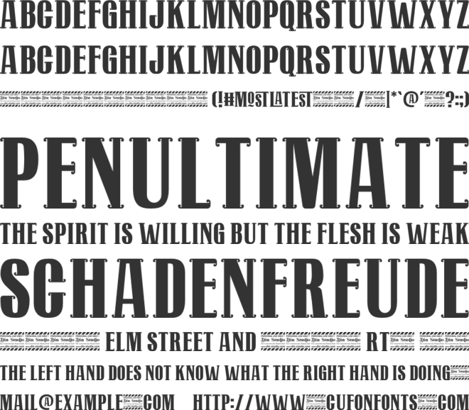 Mostlatest Personal Use font preview