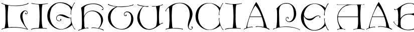 LightUnciale font