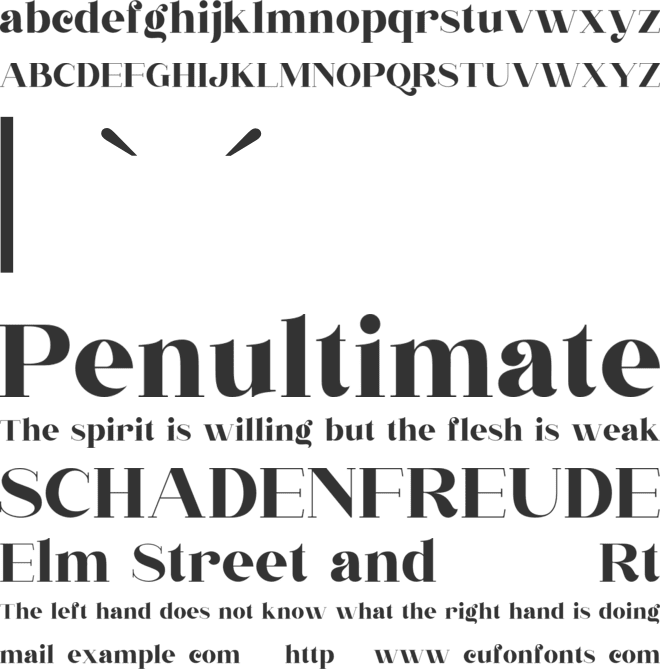 Nergisha font preview