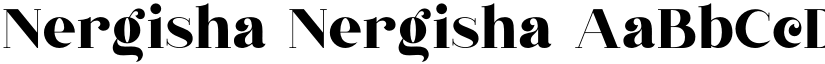 Nergisha Nergisha font