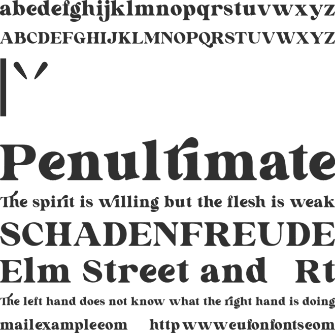 Britysh font preview