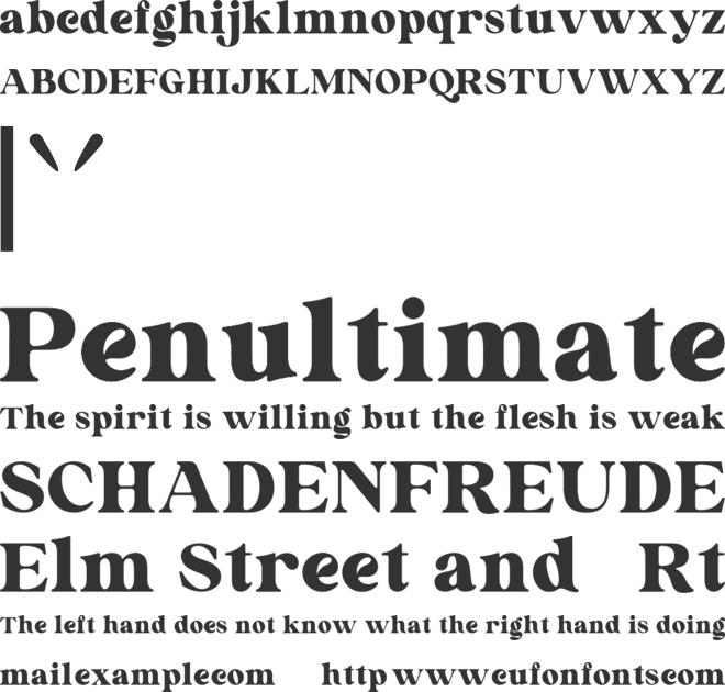 Britysh font preview