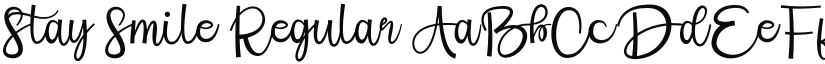 Stay Smile font download