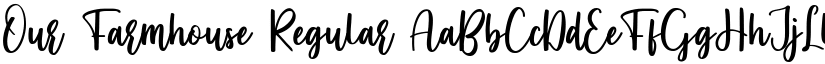Our Farmhouse Regular font