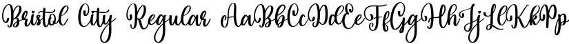 Bristol City Regular font