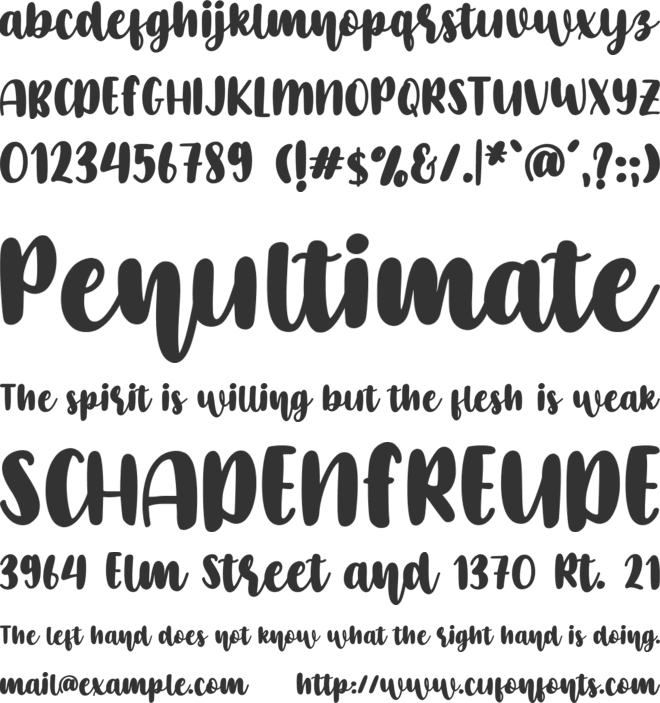 Little Farmhouse font preview