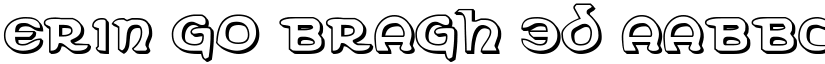 Erin Go Bragh 3D font
