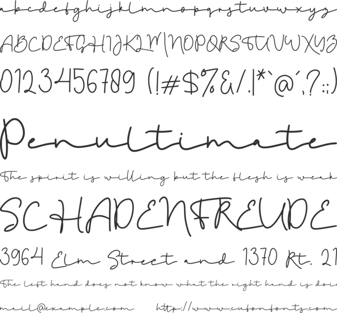 Kiddos Handmade Script font preview