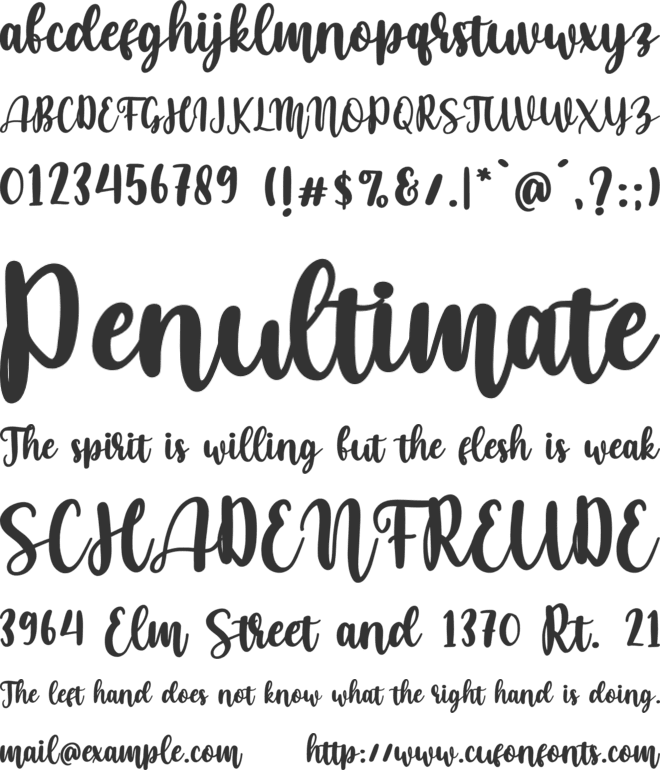 walmars font preview