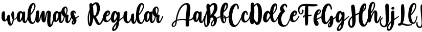 walmars Regular font