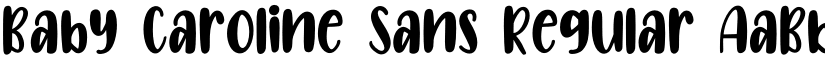 Baby Caroline Sans Regular font