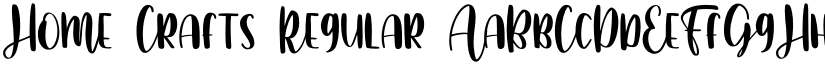 Home Crafts Regular font