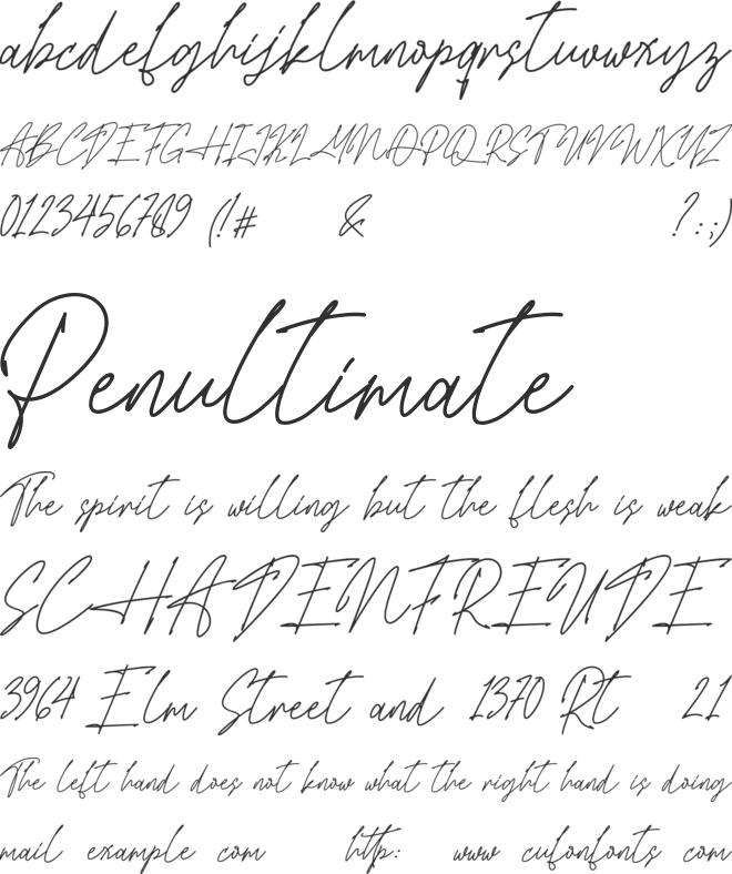 Yuanytta font preview