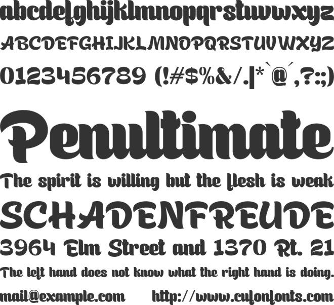 Boldblaster font preview