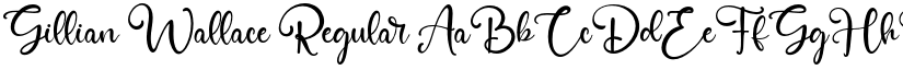 Gillian Wallace Regular font