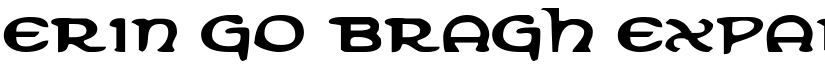 Erin Go Bragh Expanded font