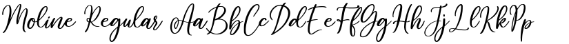 Moline Regular font
